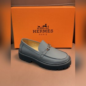 Мужские туфли Hermes для повседневной и деловой носки. Материал： 