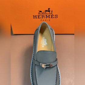 Мужские туфли Hermes для повседневной и деловой носки. Материал： 
