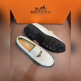 Мужские туфли Hermes для повседневной и деловой носки. Материал： 