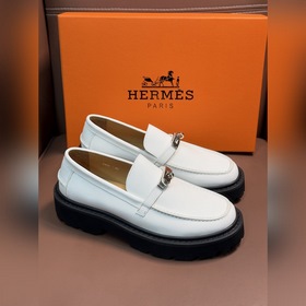 Мужские туфли Hermes для повседневной и деловой носки. Материал： 