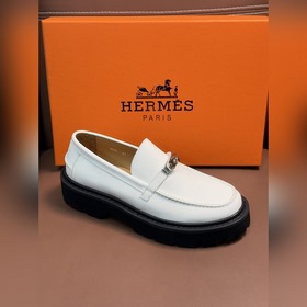 Мужские туфли Hermes для повседневной и деловой носки. Материал： 