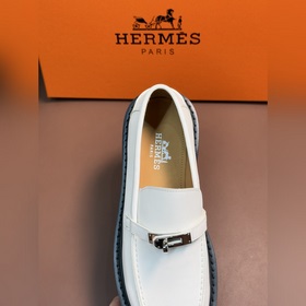 Мужские туфли Hermes для повседневной и деловой носки. Материал： 