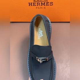 Мужские туфли Hermes для повседневной и деловой носки. Материал： 