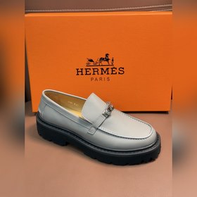 Мужские туфли Hermes для повседневной и деловой носки. Материал： 