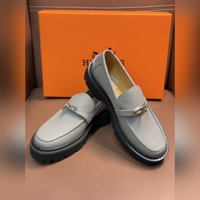 Мужские туфли Hermes для повседневной и деловой носки. Материал： 