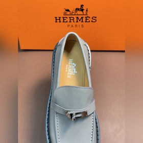 Мужские туфли Hermes для повседневной и деловой носки. Материал： 