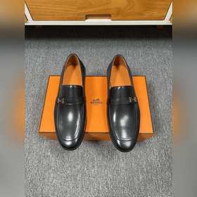 Hermes мужские туфли, верх из импортной кожи с отверстиями/коровь