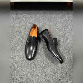 Hermes мужские туфли, верх из импортной кожи с отверстиями/коровь