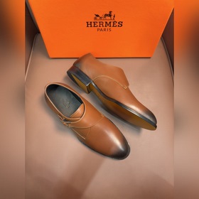 HERMES/ Hermes – высококачественные мужские деловые туфлиз натура