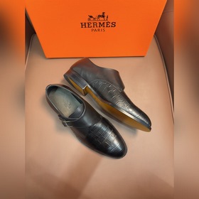 HERMES/ Hermes – высококачественные мужские деловые туфлиз натура