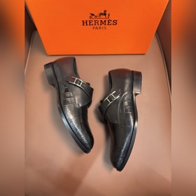 HERMES/ Hermes – высококачественные мужские деловые туфлиз натура