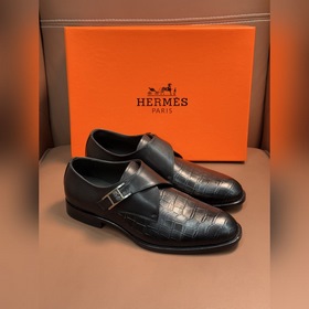 HERMES/ Hermes – высококачественные мужские деловые туфлиз натура