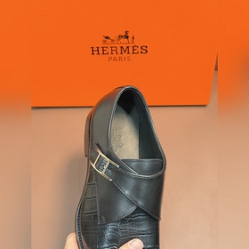 HERMES/ Hermes – высококачественные мужские деловые туфлиз натура