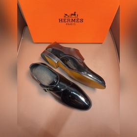 HERMES/ Hermes – высококачественные мужские деловые туфлиз натура