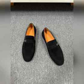 Hermes мужские туфли, верх из импортной кожи с отверстиями/коровь