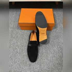 Hermes мужские туфли, верх из импортной кожи с отверстиями/коровь