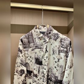 Длиннорукавная рубашка Louis Vuitton — это настоящее произведение