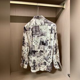 Длиннорукавная рубашка Louis Vuitton — это настоящее произведение