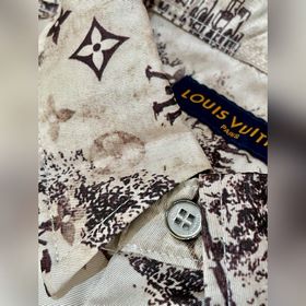 Длиннорукавная рубашка Louis Vuitton — это настоящее произведение