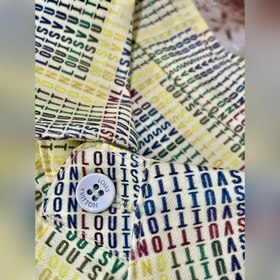 Рубашка с короткими рукавами Louis Vuitton, изготовлена в соотнош