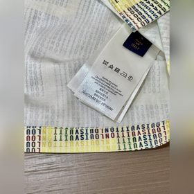 Рубашка с короткими рукавами Louis Vuitton, изготовлена в соотнош