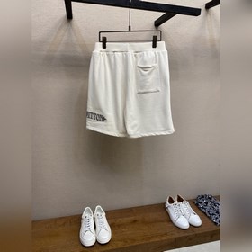 Louis Vuitton, мужские шорты из хлопка с накладкой на левом бедре