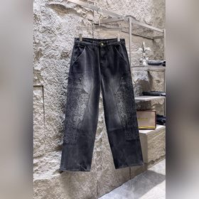 Louis Vuitton Луи Виттен, осень-зима 2026, новые широкие джинсы,