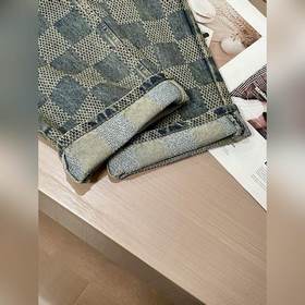 Джинсы Louis Vuitton, точная копия в масштабе 1：1! Классический ш