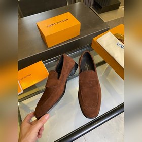 LV Классические мужские деловые туфли-лоферы. Классическая модел