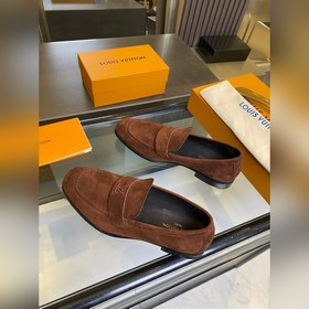 LV Классические мужские деловые туфли-лоферы. Классическая модел