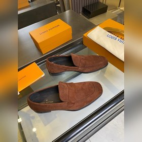 LV Классические мужские деловые туфли-лоферы. Классическая модел