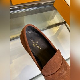 LV Классические мужские деловые туфли-лоферы. Классическая модел