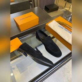 LV Классические мужские деловые туфли-лоферы. Классическая модел