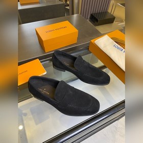LV Классические мужские деловые туфли-лоферы. Классическая модел