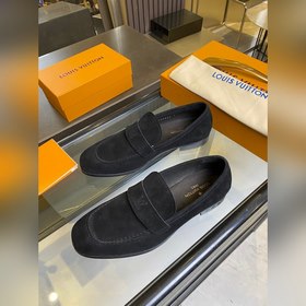 LV Классические мужские деловые туфли-лоферы. Классическая модел