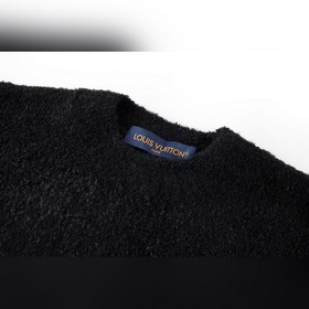 LOUIS VUITTON Двусторонний свитер с инкрустированным логотипом [с