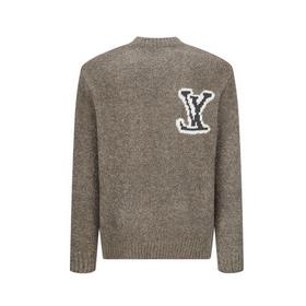 LOUIS VUITTON Двусторонний свитер с инкрустированным логотипом [с
