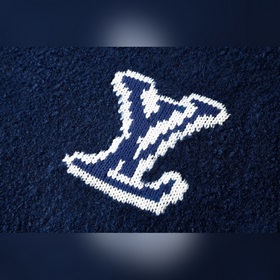 LOUIS VUITTON Двусторонний свитер с инкрустированным логотипом [с