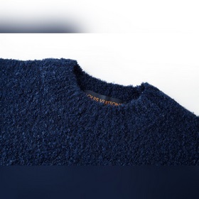 LOUIS VUITTON Двусторонний свитер с инкрустированным логотипом [с