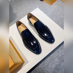 LV Мужские классические оксфорды, мужские деловые кожаные туфли,