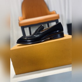 LV Мужские классические оксфорды, мужские деловые кожаные туфли,