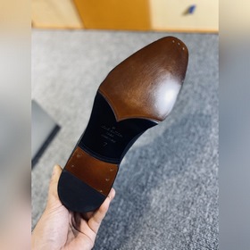 LV Мужские классические оксфорды, мужские деловые кожаные туфли,