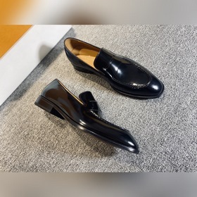 LV Мужские классические оксфорды, мужские деловые кожаные туфли,