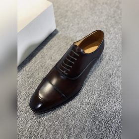 LV Мужские классические оксфорды, мужские деловые кожаные туфли,