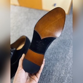 LV Мужские классические оксфорды, мужские деловые кожаные туфли,