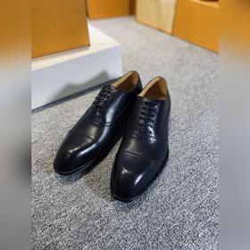 LV Мужские классические оксфорды, мужские деловые кожаные туфли,