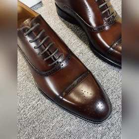 LV Мужские классические оксфорды, мужские деловые кожаные туфли,