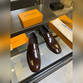 LV Классические мужские туфли Оксфорд. Мужские деловые кожаные т
