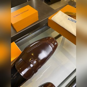LV Классические мужские туфли Оксфорд. Мужские деловые кожаные т