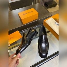 LV Классические мужские оксфорды. Мужские деловые кожаные туфли.